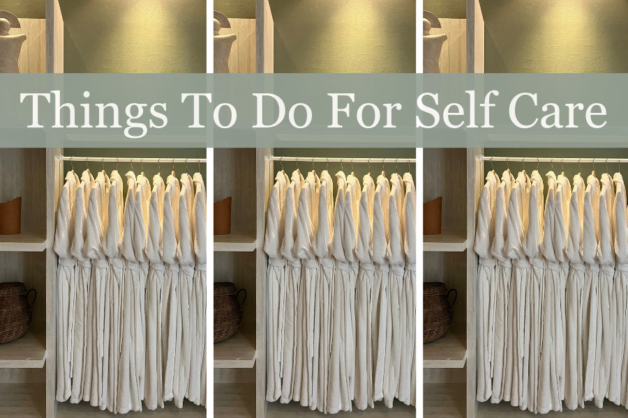 things to do for self care